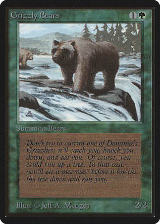 Grizzly Bears [Limited Edition Beta] | Cards and Coasters CA