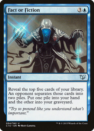 Fact or Fiction [Commander 2015] | Cards and Coasters CA