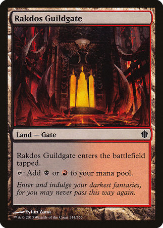 Rakdos Guildgate [Commander 2013] | Cards and Coasters CA