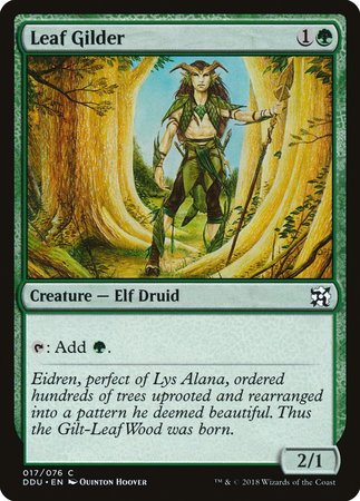 Leaf Gilder [Duel Decks: Elves vs. Inventors] | Cards and Coasters CA