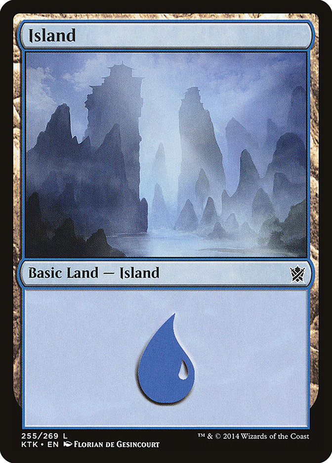 Island (255) [Khans of Tarkir] | Cards and Coasters CA