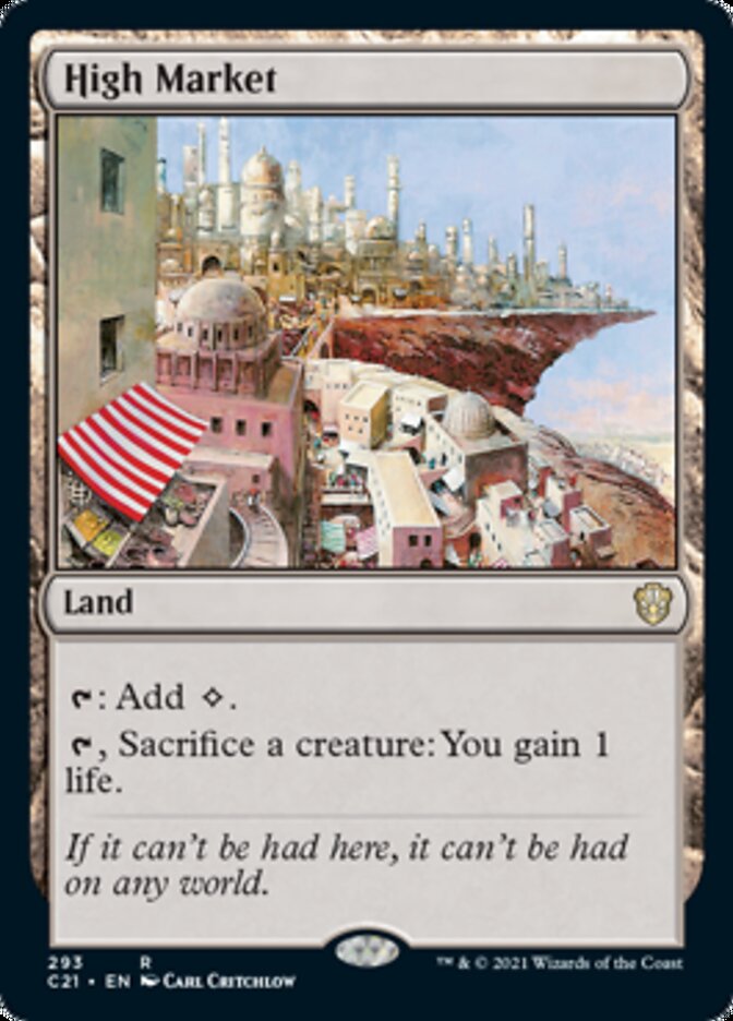 High Market [Commander 2021] | Cards and Coasters CA