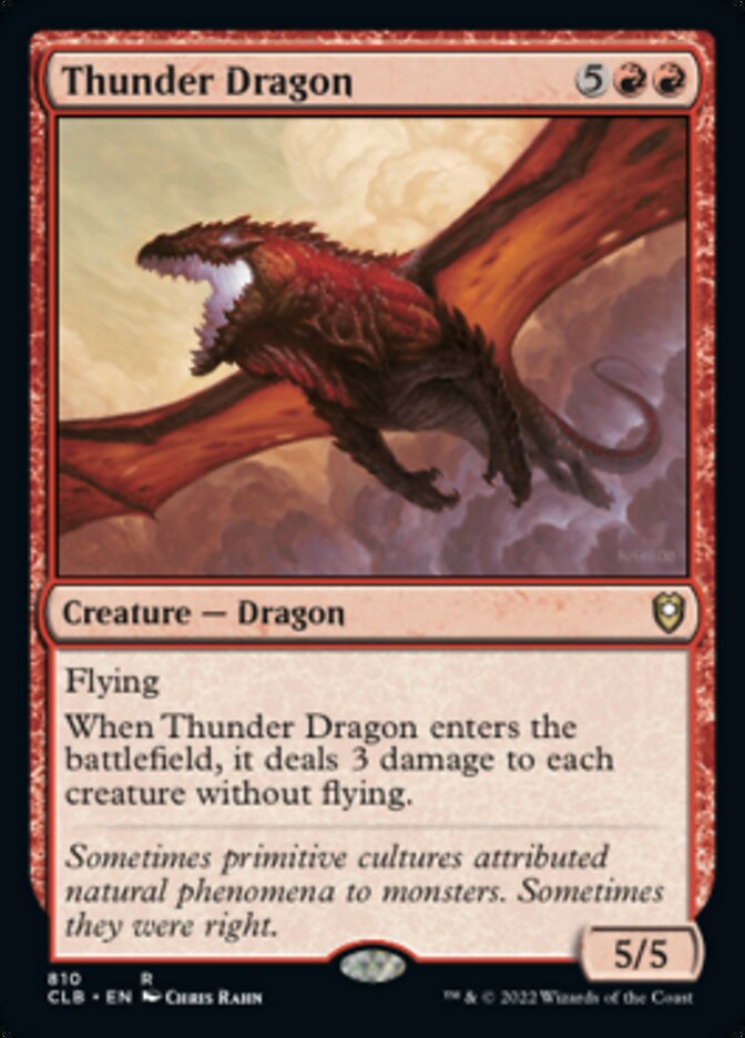 Thunder Dragon [Commander Legends: Battle for Baldur's Gate] | Cards and Coasters CA