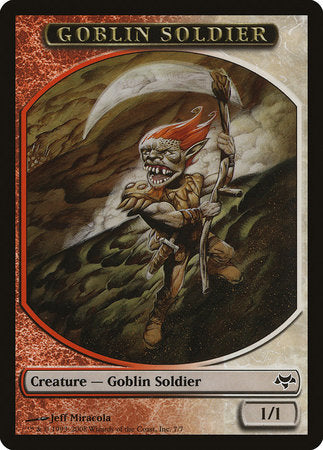 Goblin Soldier Token [Eventide Tokens] | Cards and Coasters CA