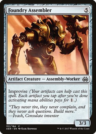 Foundry Assembler [Aether Revolt] | Cards and Coasters CA