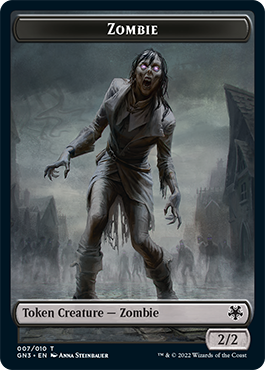 Zombie // Angel Double-Sided Token [Game Night: Free-for-All Tokens] | Cards and Coasters CA