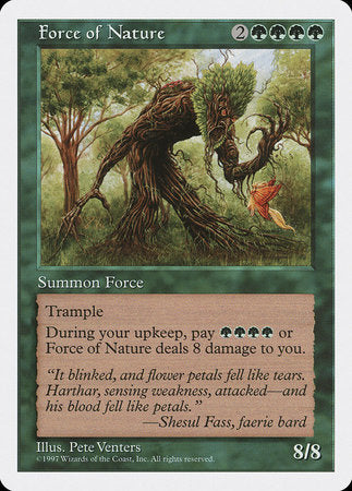Force of Nature [Fifth Edition] | Cards and Coasters CA