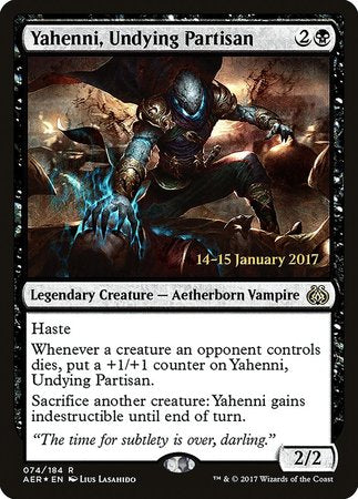 Yahenni, Undying Partisan [Aether Revolt Promos] | Cards and Coasters CA