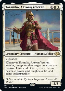 Taranika, Akroan Veteran [Jumpstart 2022] | Cards and Coasters CA