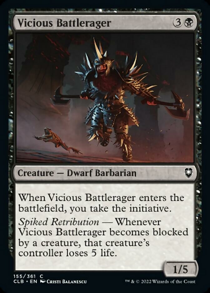 Vicious Battlerager [Commander Legends: Battle for Baldur's Gate] | Cards and Coasters CA