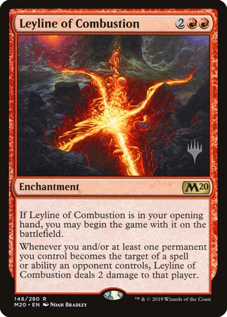 Leyline of Combustion [Core Set 2020 Promos] | Cards and Coasters CA