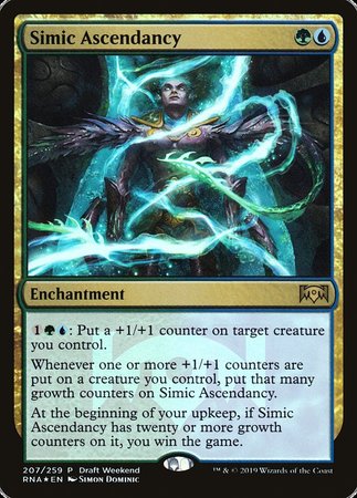 Simic Ascendancy [Ravnica Allegiance Promos] | Cards and Coasters CA