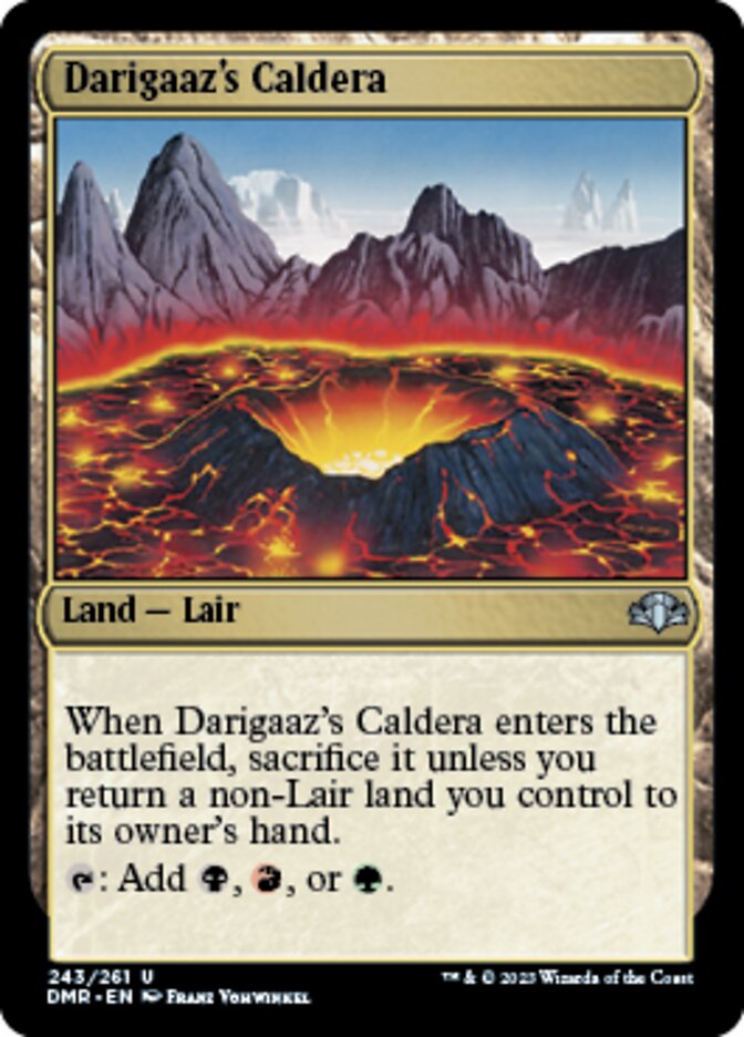 Darigaaz's Caldera [Dominaria Remastered] | Cards and Coasters CA