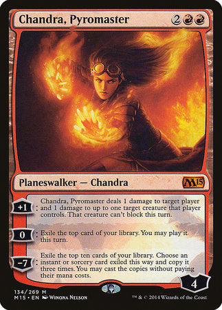 Chandra, Pyromaster [Magic 2015] | Cards and Coasters CA