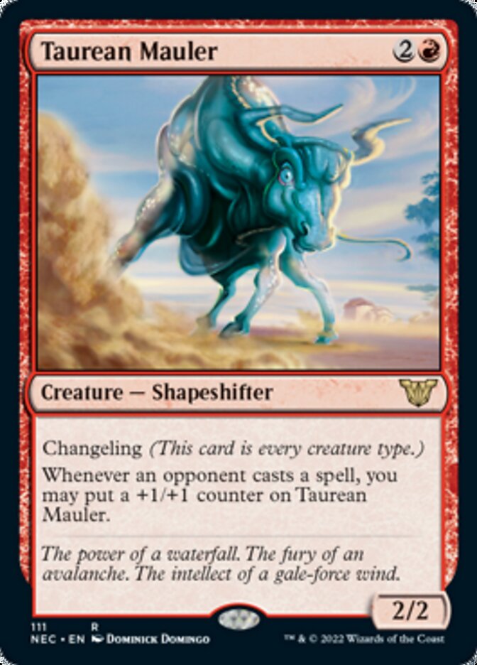 Taurean Mauler [Kamigawa: Neon Dynasty Commander] | Cards and Coasters CA