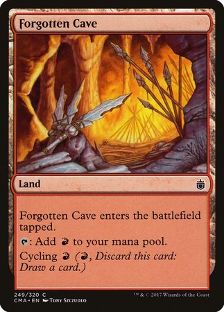 Forgotten Cave [Commander Anthology] | Cards and Coasters CA