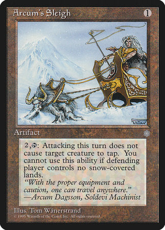 Arcum's Sleigh [Ice Age] | Cards and Coasters CA