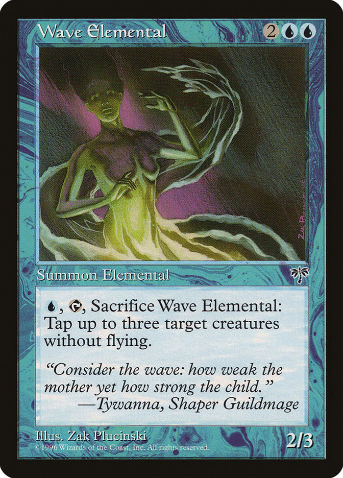 Wave Elemental [Mirage] | Cards and Coasters CA