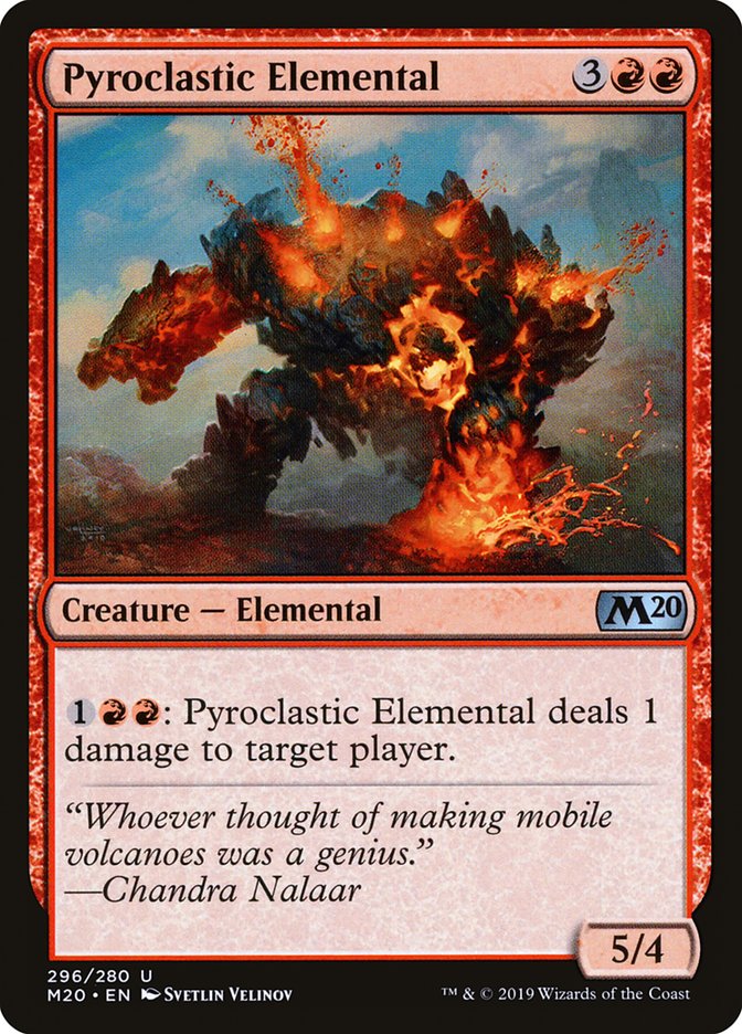 Pyroclastic Elemental [Core Set 2020] | Cards and Coasters CA