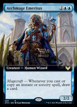 Archmage Emeritus (Extended) [Strixhaven: School of Mages] | Cards and Coasters CA