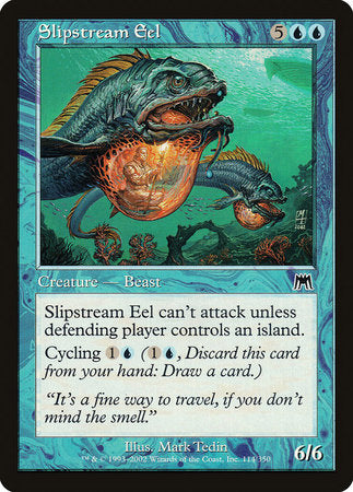 Slipstream Eel [Onslaught] | Cards and Coasters CA