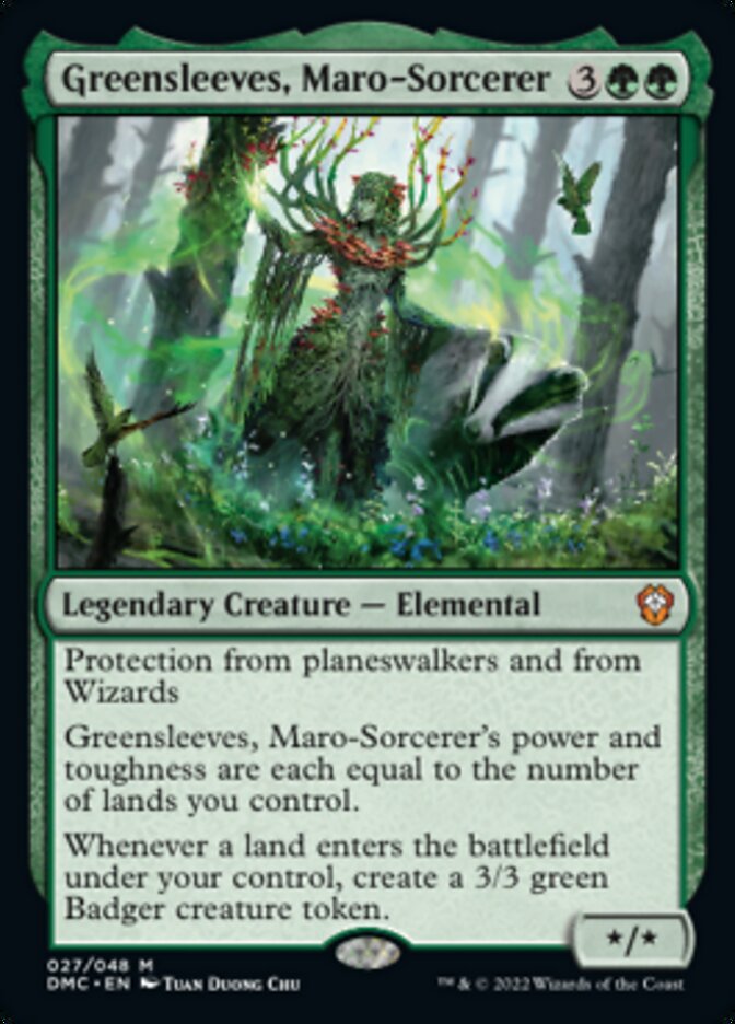 Greensleeves, Maro-Sorcerer [Dominaria United Commander] | Cards and Coasters CA