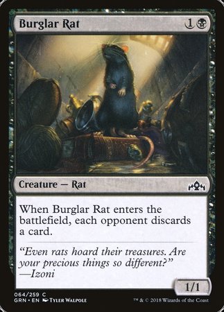 Burglar Rat [Guilds of Ravnica] | Cards and Coasters CA