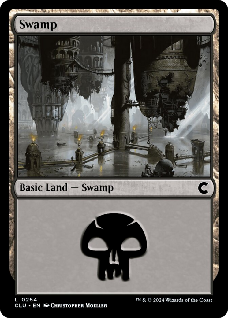 Swamp (0264) [Ravnica: Clue Edition] | Cards and Coasters CA