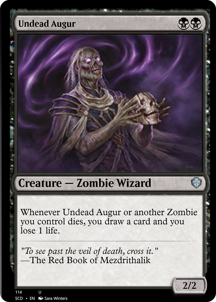 Undead Augur [Starter Commander Decks] | Cards and Coasters CA