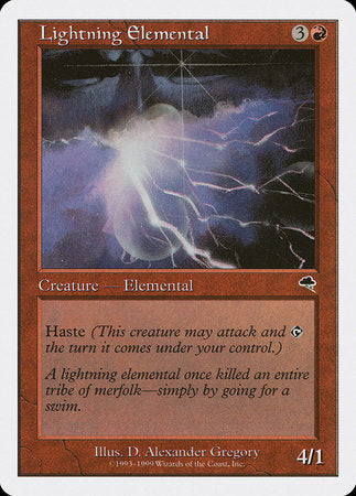 Lightning Elemental [Battle Royale Box Set] | Cards and Coasters CA