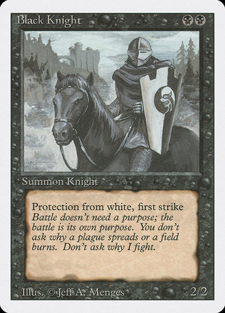 Black Knight [Revised Edition] | Cards and Coasters CA