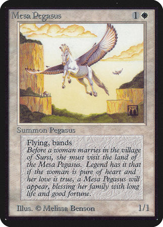 Mesa Pegasus [Limited Edition Alpha] | Cards and Coasters CA