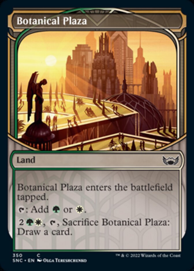 Botanical Plaza (Showcase Skyscraper) [Streets of New Capenna] | Cards and Coasters CA