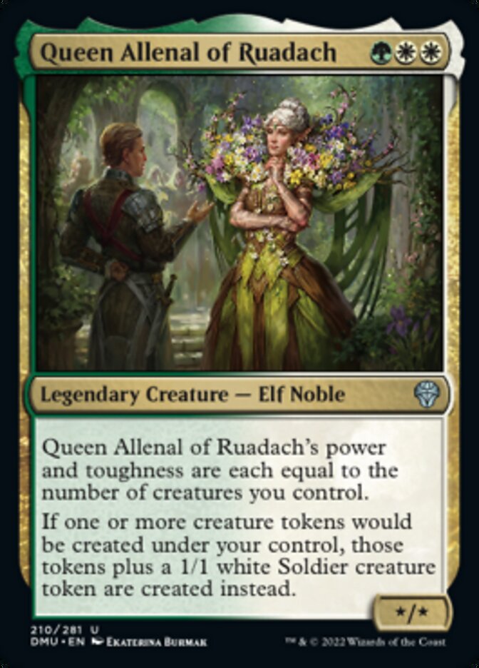 Queen Allenal of Ruadach [Dominaria United] | Cards and Coasters CA