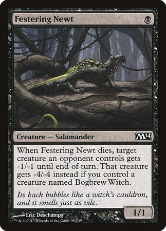 Festering Newt [Magic 2014] | Cards and Coasters CA