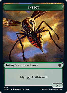 Insect // Cat Double-Sided Token [Starter Commander Decks] | Cards and Coasters CA