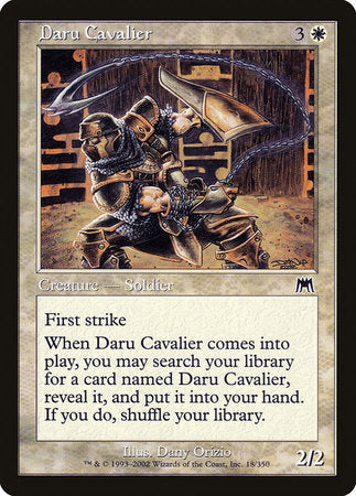 Daru Cavalier [Onslaught] | Cards and Coasters CA