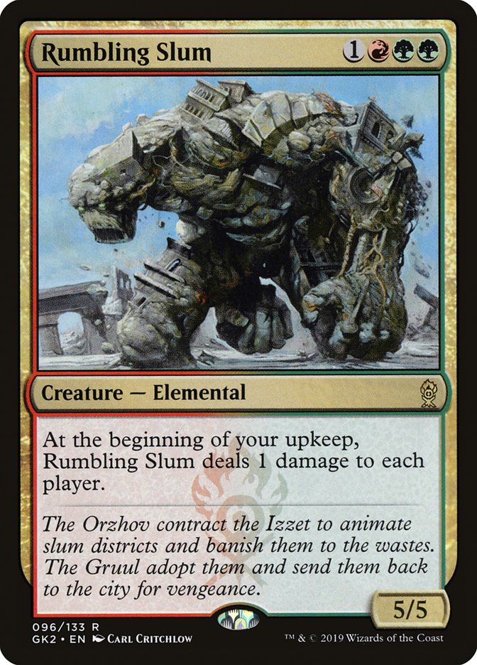 Rumbling Slum [Ravnica Allegiance Guild Kit] | Cards and Coasters CA