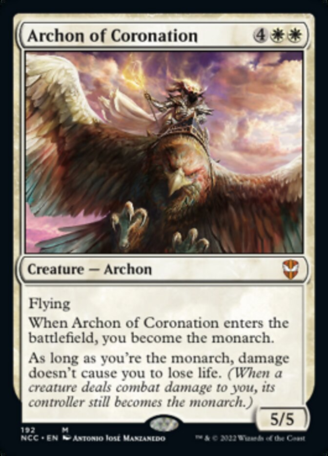 Archon of Coronation [Streets of New Capenna Commander] | Cards and Coasters CA