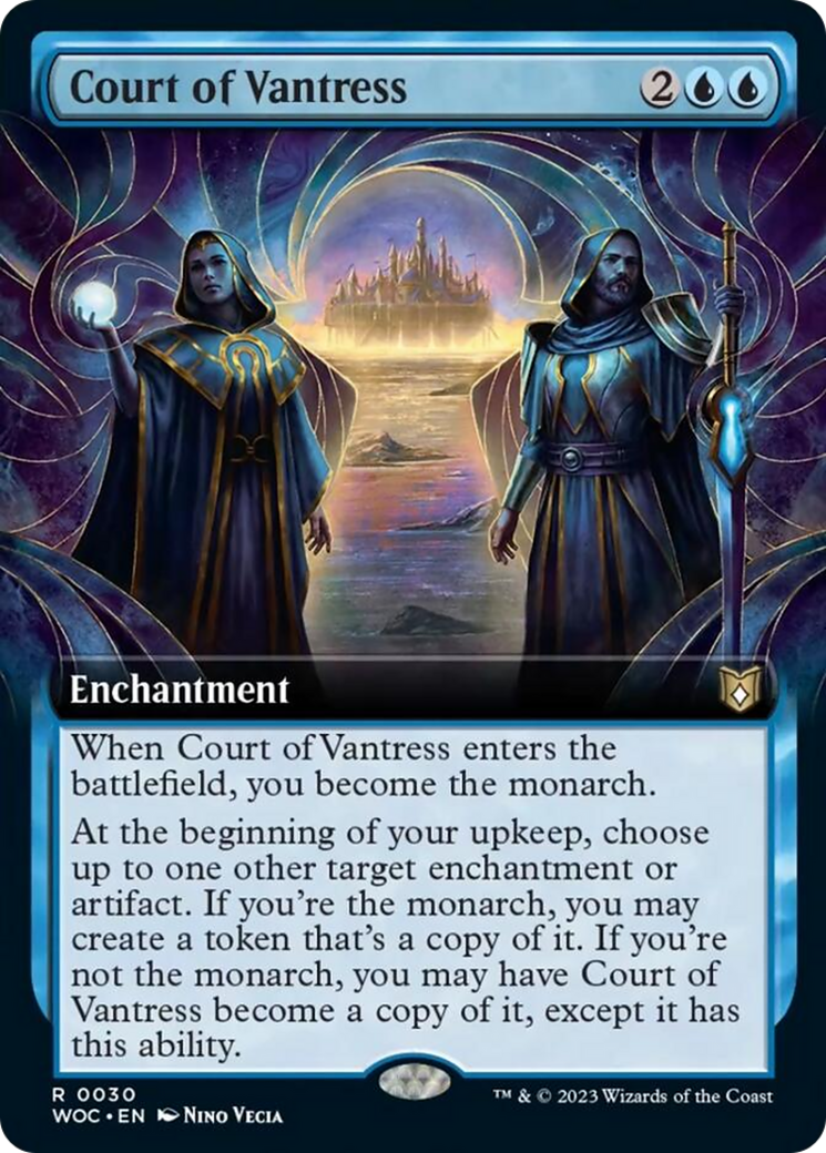 Court of Vantress (Extended Art) [Wilds of Eldraine Commander] | Cards and Coasters CA