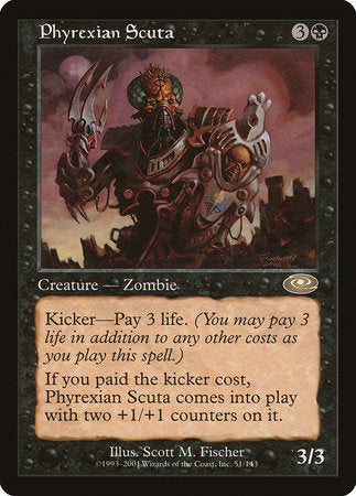 Phyrexian Scuta [Planeshift] | Cards and Coasters CA