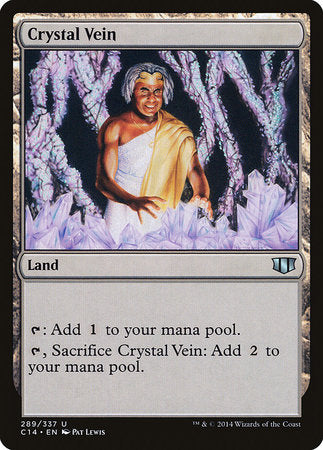 Crystal Vein [Commander 2014] | Cards and Coasters CA
