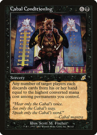 Cabal Conditioning [Scourge] | Cards and Coasters CA