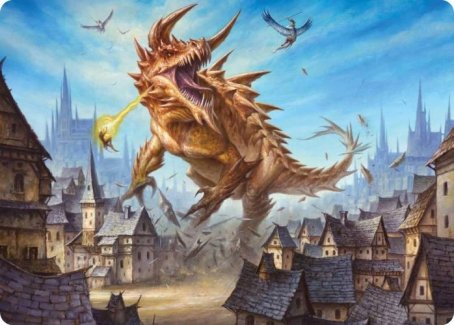 Tarrasque Art Card [Dungeons & Dragons: Adventures in the Forgotten Realms Art Series] | Cards and Coasters CA