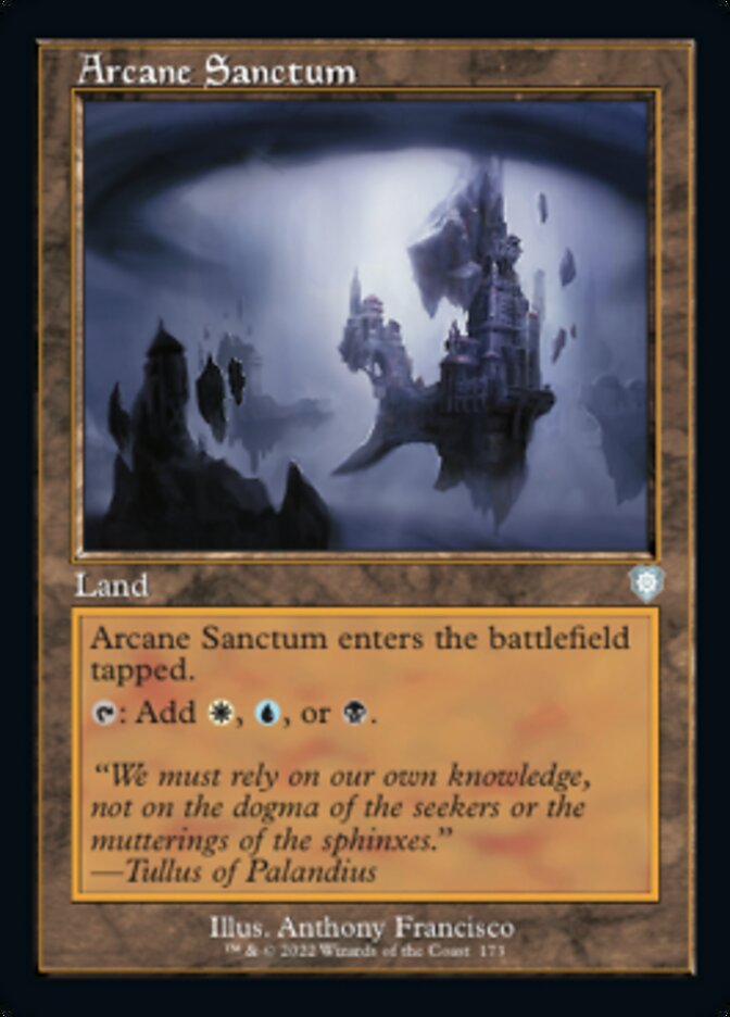 Arcane Sanctum (Retro) [The Brothers' War Commander] | Cards and Coasters CA