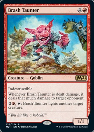 Brash Taunter [Core Set 2021] | Cards and Coasters CA