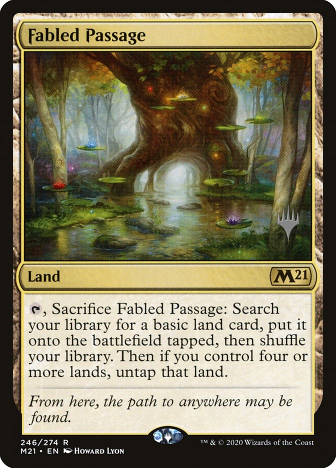 Fabled Passage (Promo Pack) [Core Set 2021 Promos] | Cards and Coasters CA