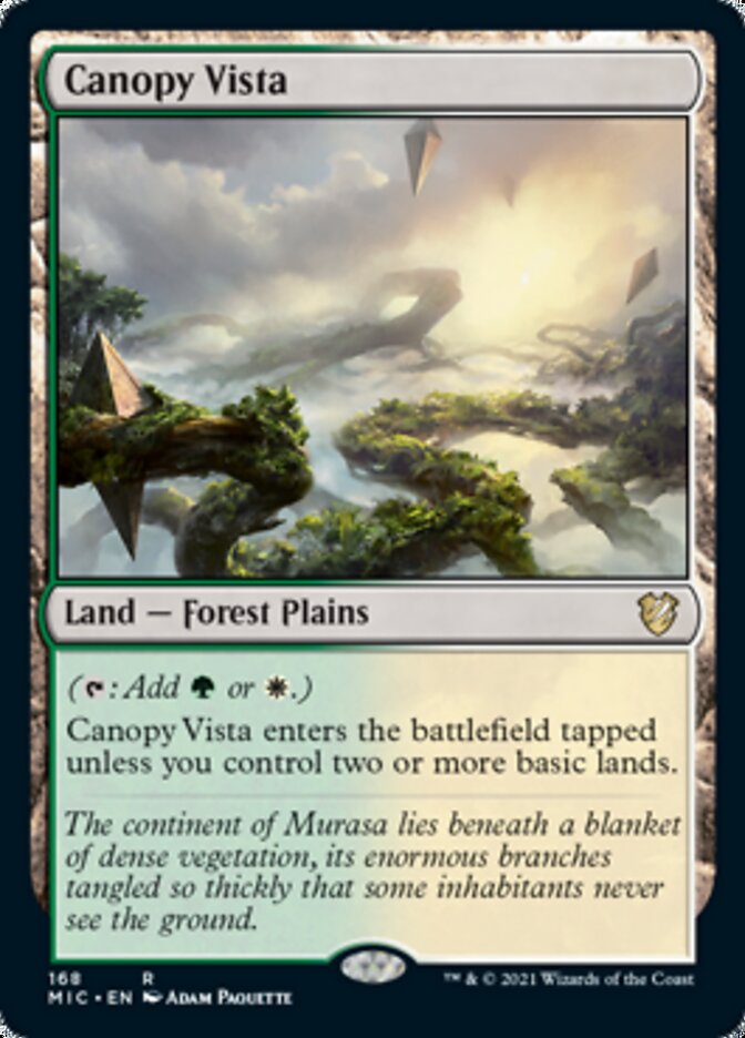 Canopy Vista [Innistrad: Midnight Hunt Commander] | Cards and Coasters CA