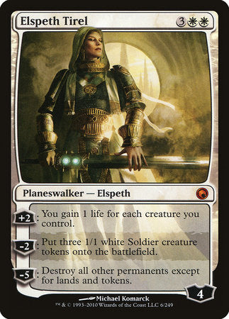 Elspeth Tirel [Scars of Mirrodin] | Cards and Coasters CA