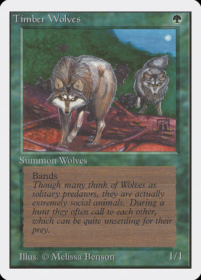 Timber Wolves [Unlimited Edition] | Cards and Coasters CA